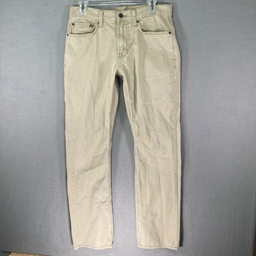 Old Navy Mens Straight Built In Tough Khaki Pants Size 30x32‎ Surplus Khaki